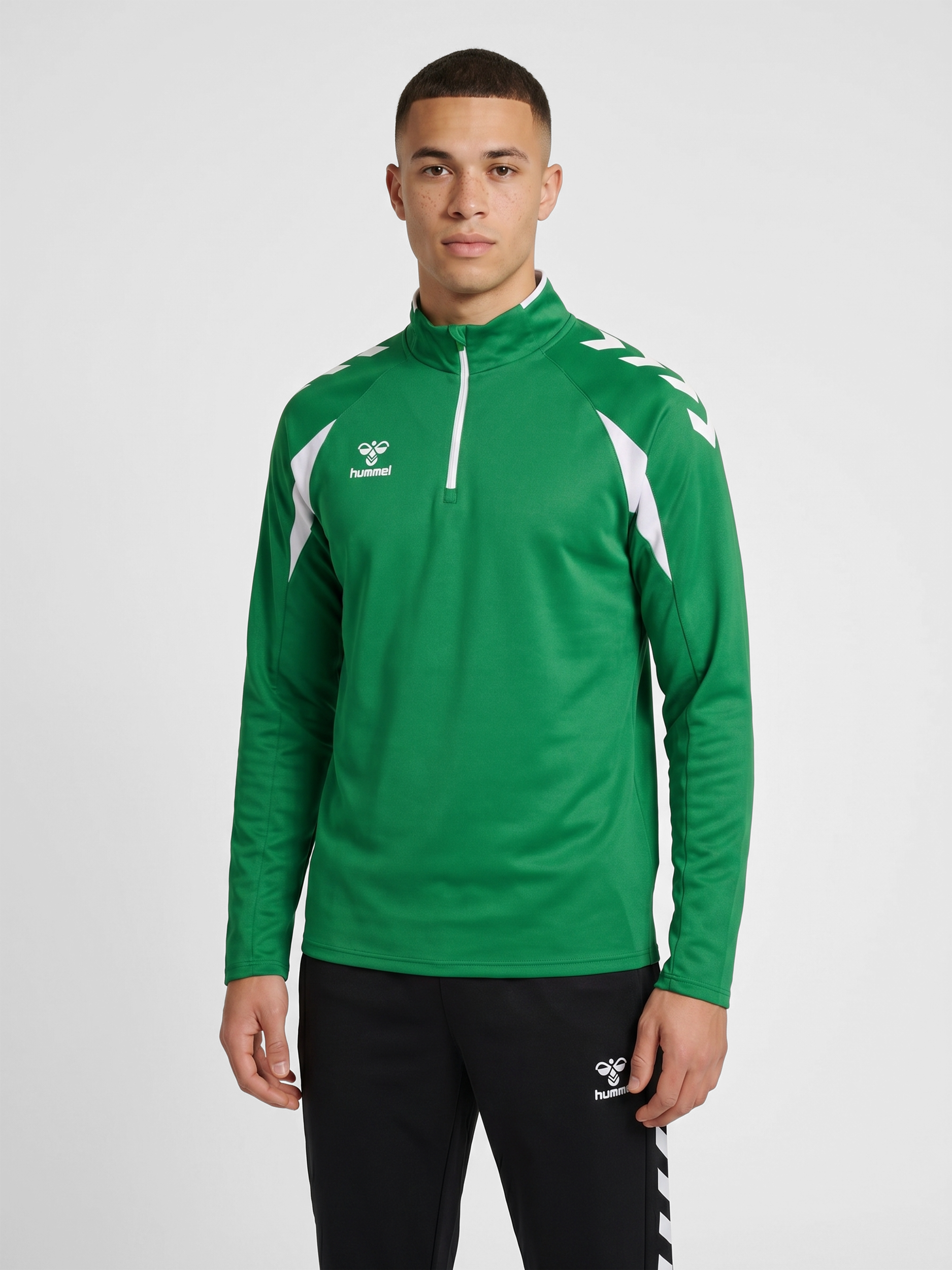 hummel CORE 2.0 HALF ZIP - JELLY BEAN/WHITE | hummel.net