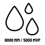 Vanntett: 8000/5000