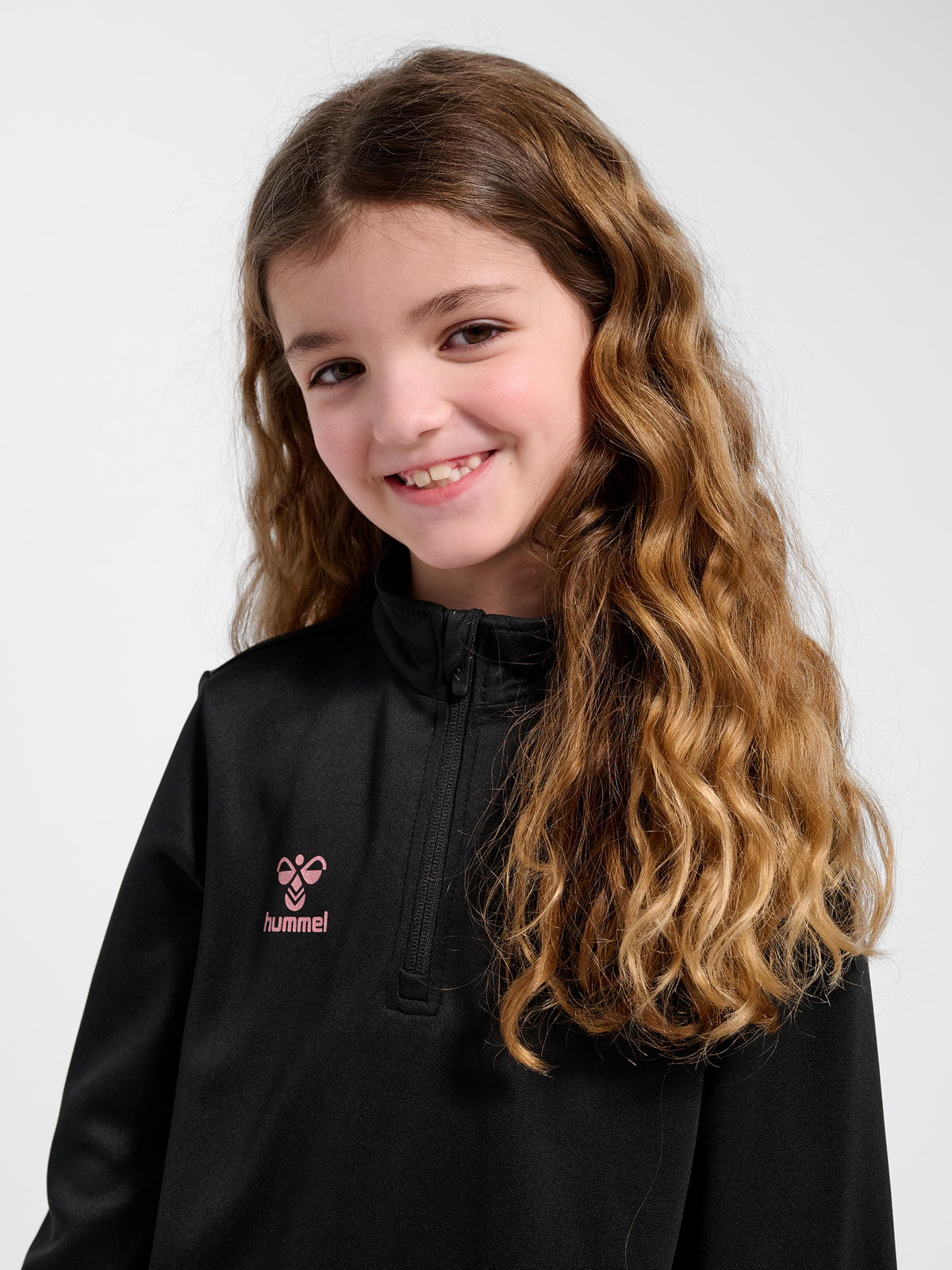 hmlSHIMMER HALF ZIP KIDS