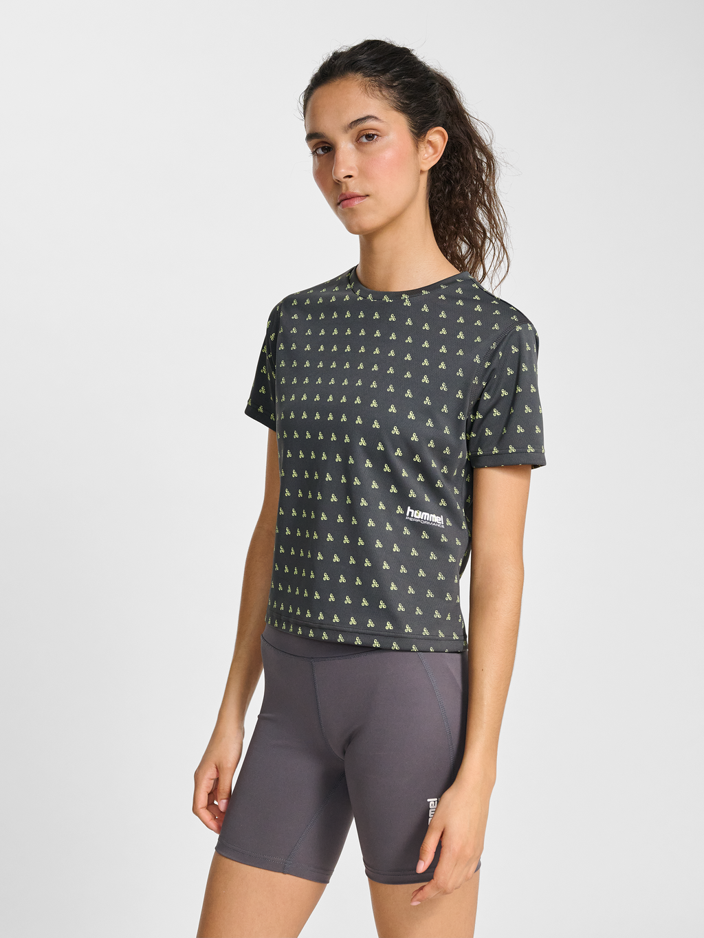 hmlPULSE AOP WORKOUT W T-SHIRT S/S
