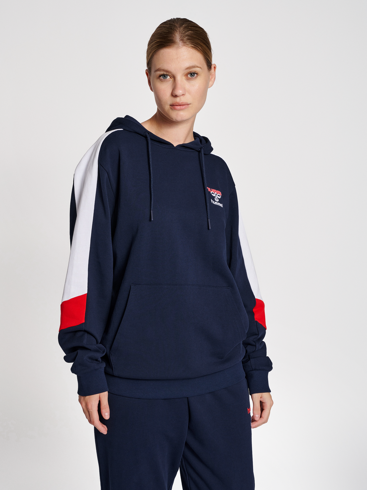 hmlIC CLAUDE HOODIE PEACOAT