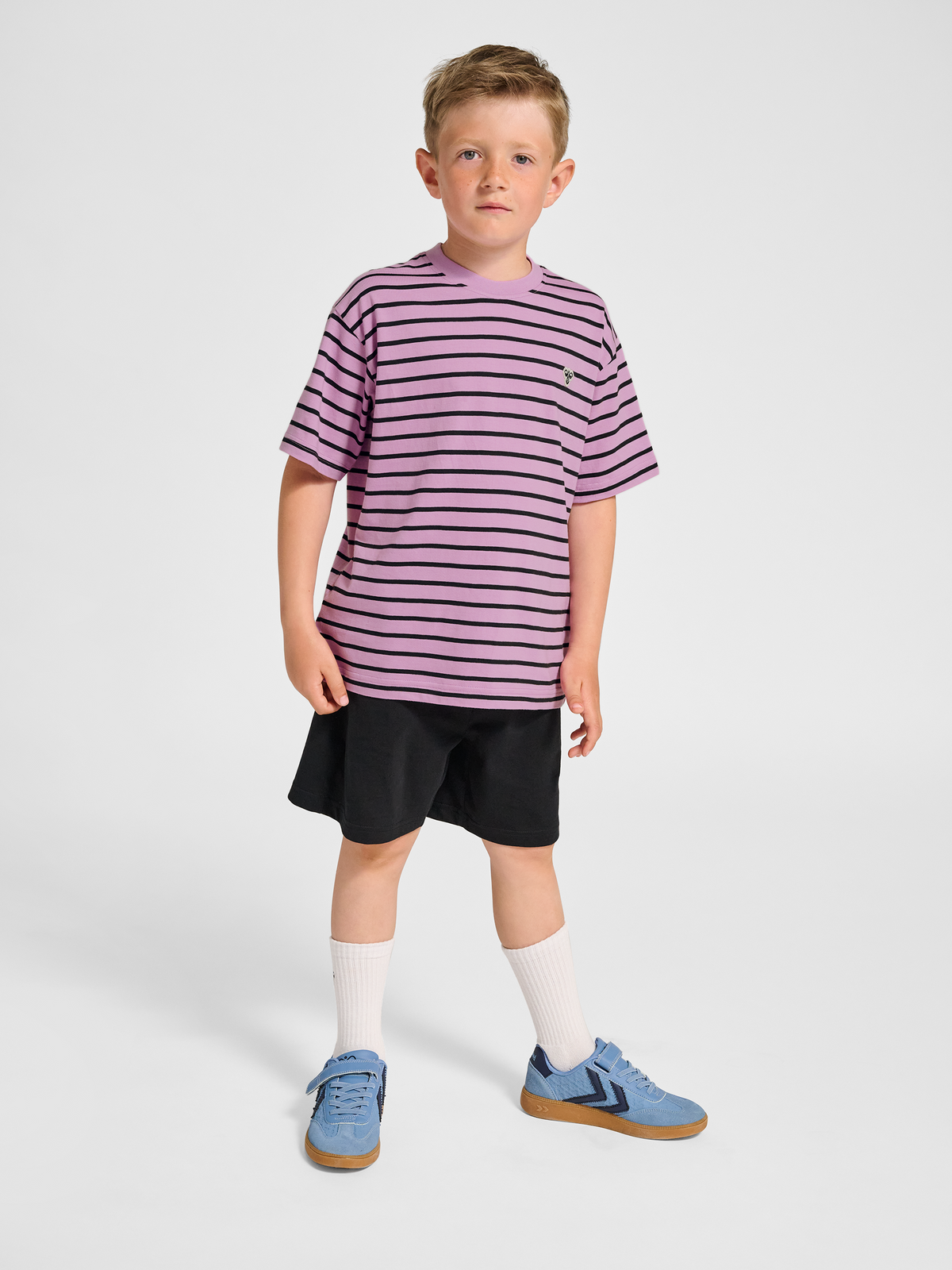 hmlJR LOOSE STRIPED T-SHIRT S/S BEE
