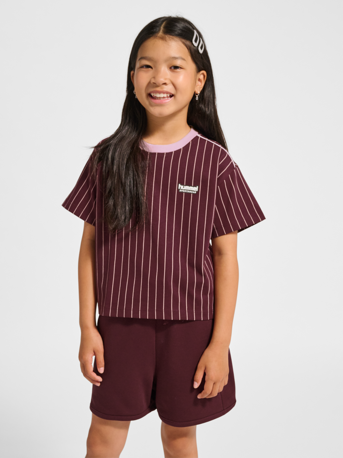 hmlJR BOXY AOP PIN T-SHIRT S/S
