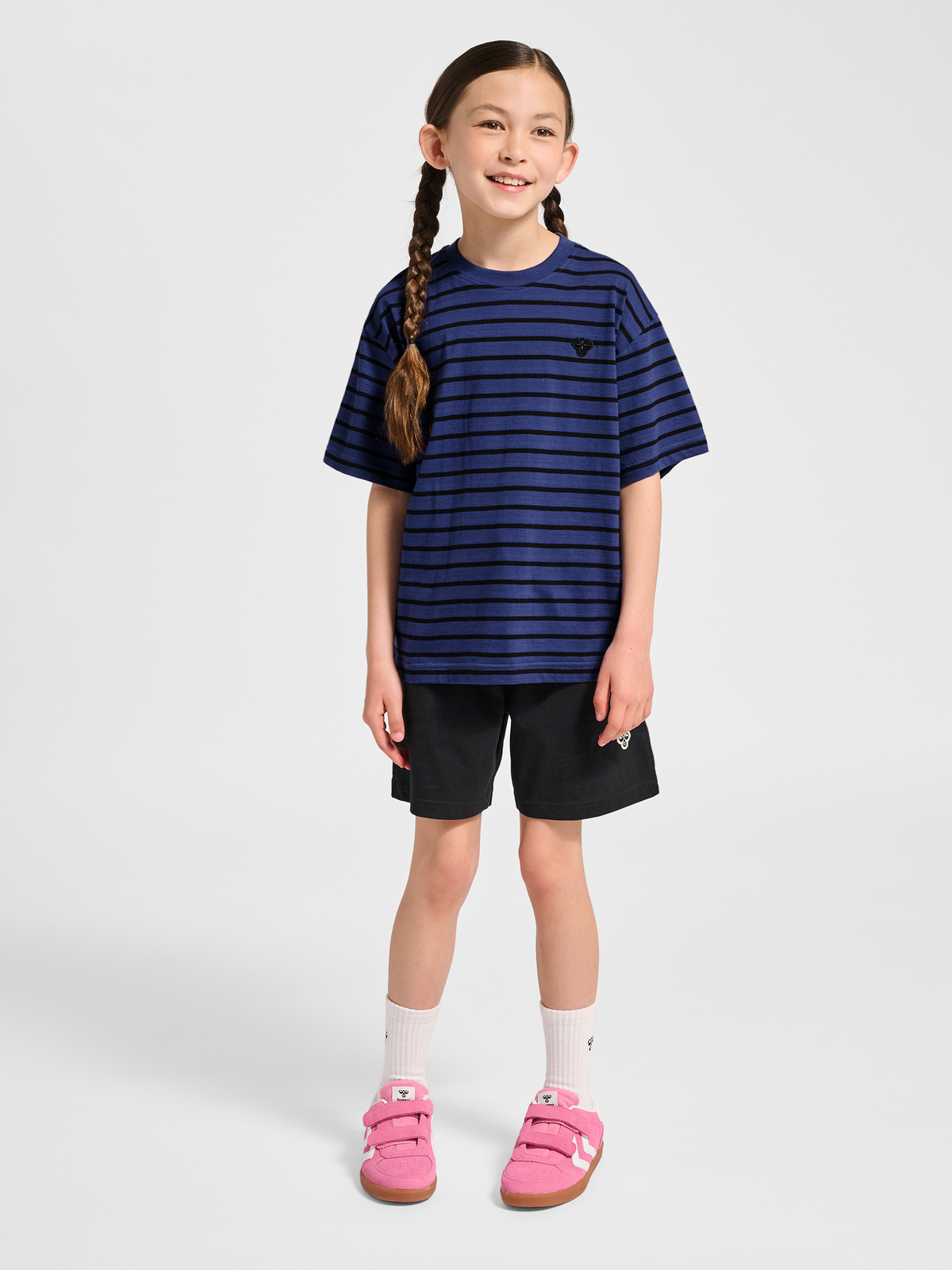hmlJR LOOSE STRIPED T-SHIRT S/S BEE