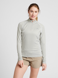 WOMEN 1/2 ZIP L/S