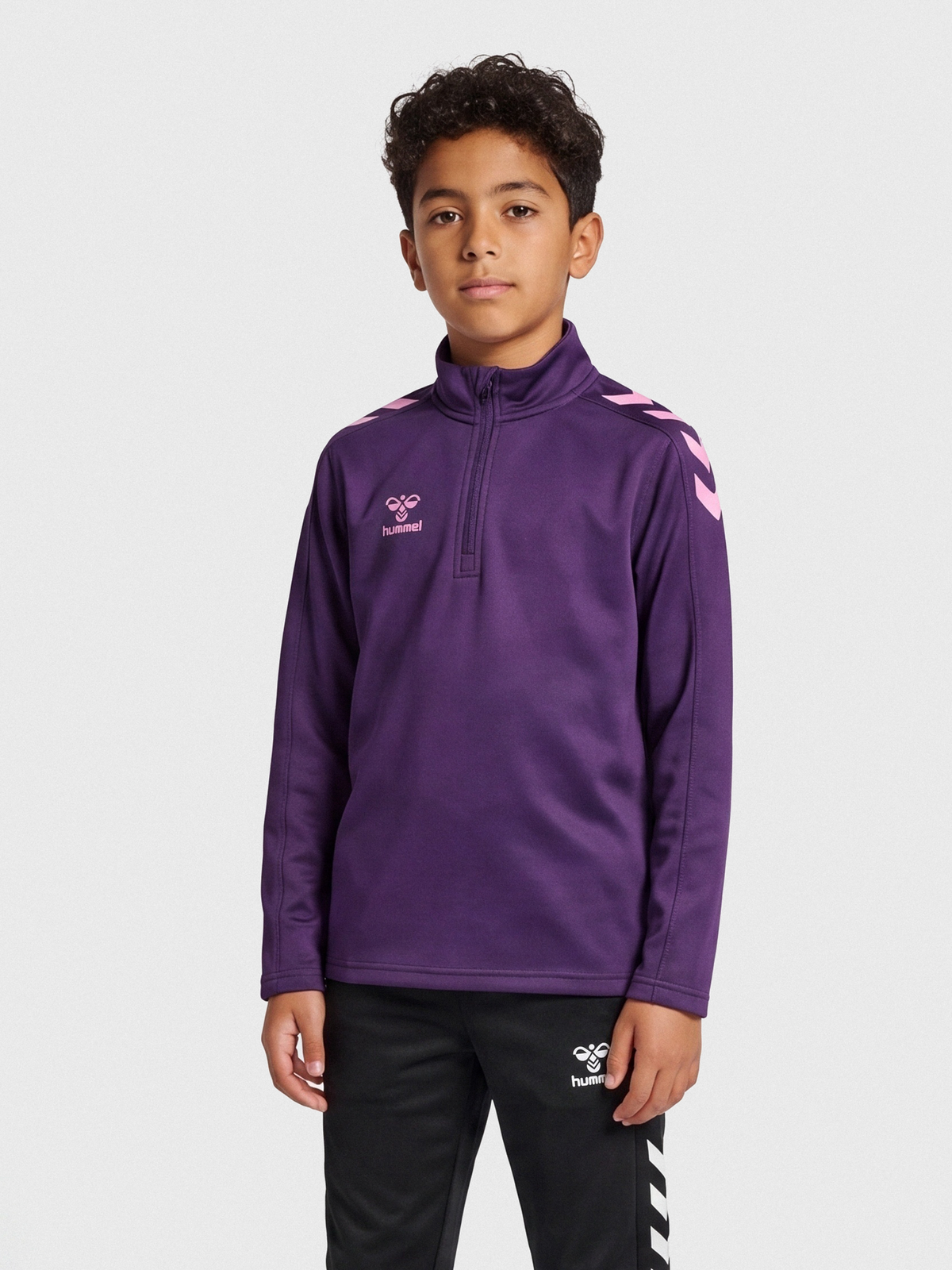 hmlCORE XK HALF ZIP POLY SWEAT KIDS