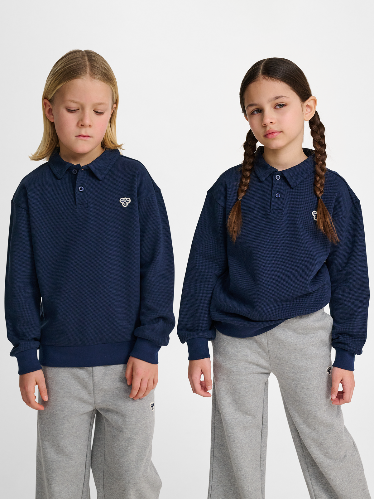 hmlJR LOOSE PIQUE POLO SWEATSHIRT