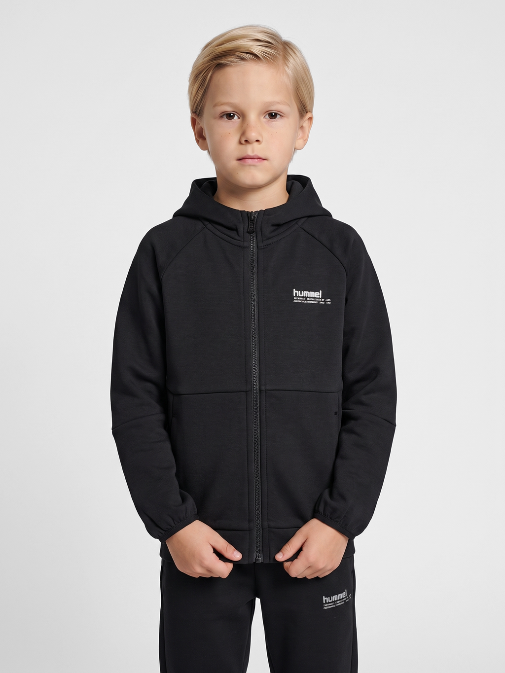 hmlJR TECH FLEECE ZIP HOODIE