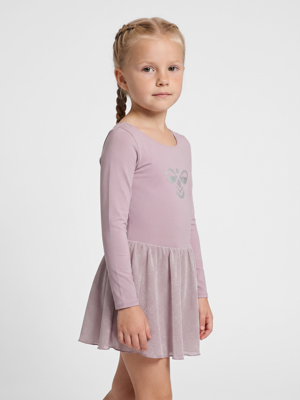 hmlJR GLITTER TIGHTS GYMSUIT L/S