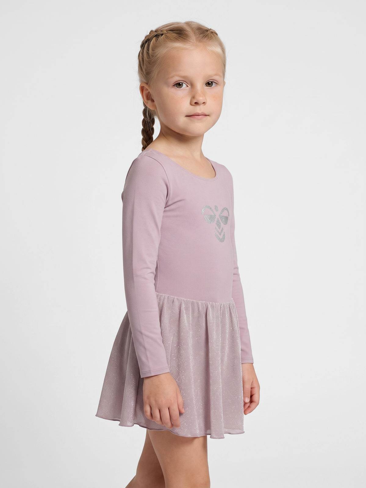 hmlJR GLITTER TIGHTS GYMSUIT L/S