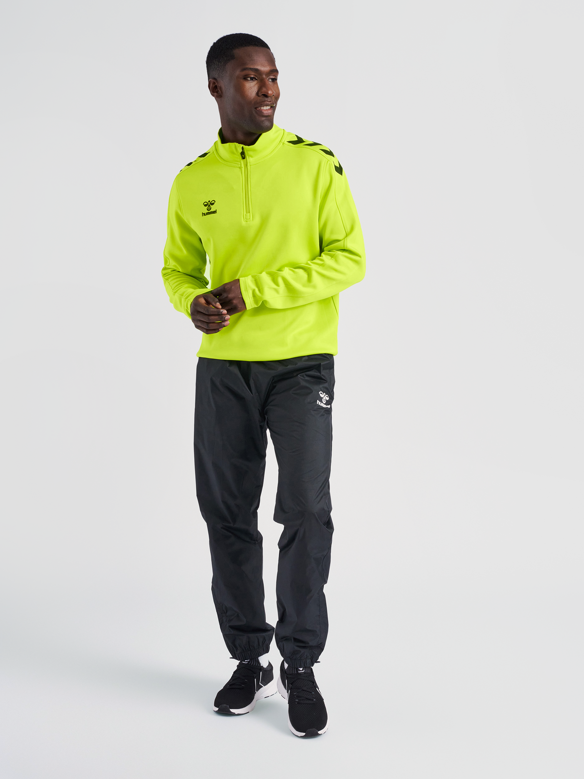 hmlCORE XK HALF ZIP POLY SWEAT