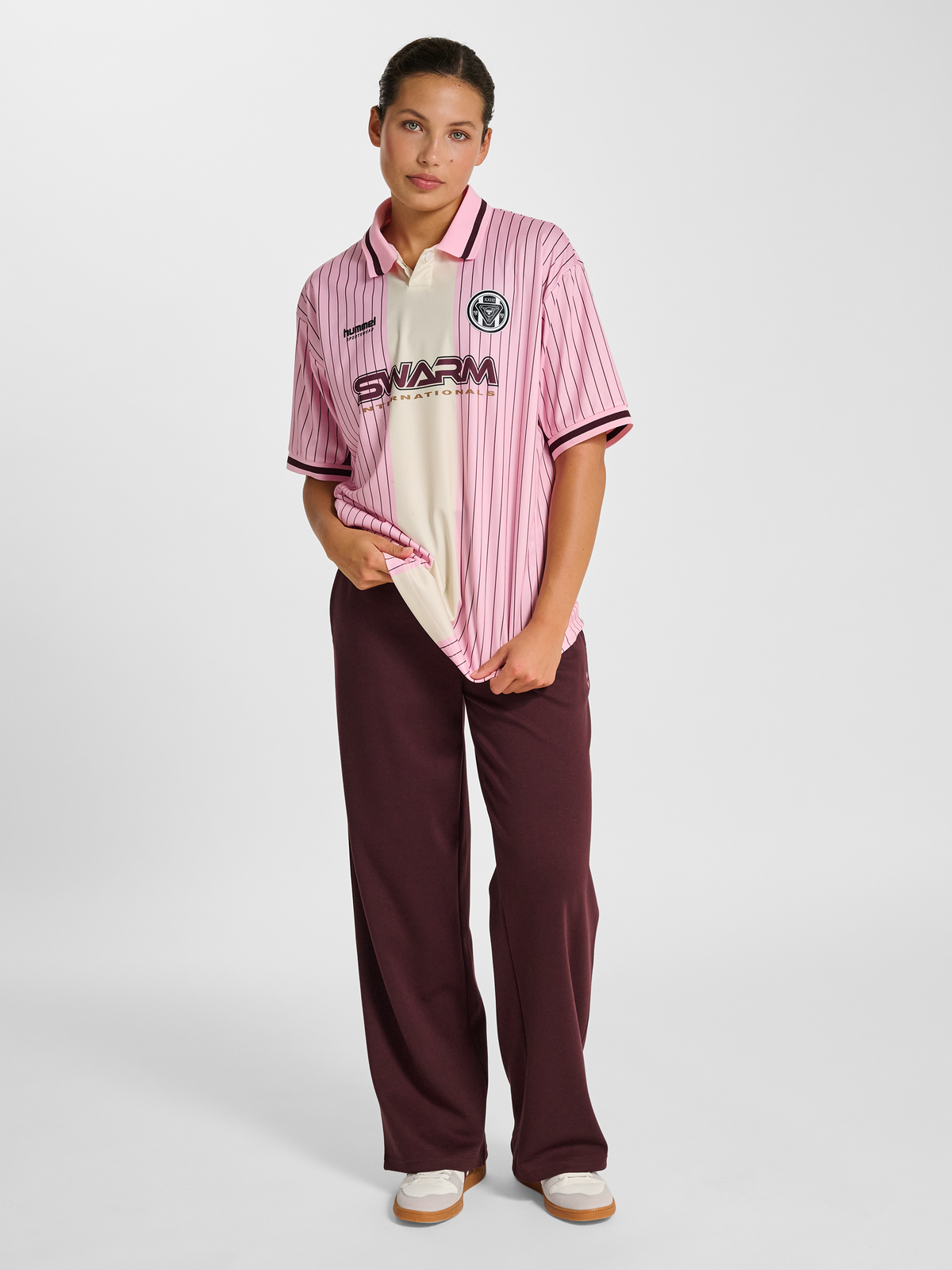 hmlLOOSE FB JERSEY S/S STRIPED