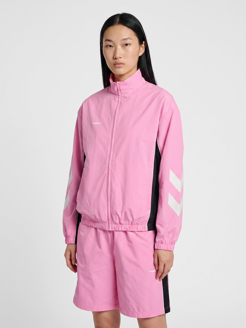 hmlI-D RIPSTOP TRACK JACKET