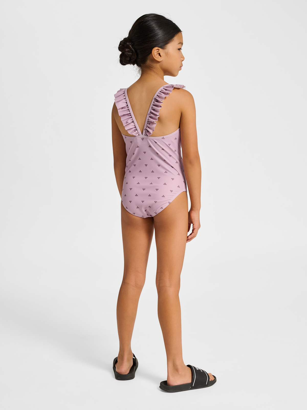 hmlJR BEE AOP FRILL SWIMSUIT