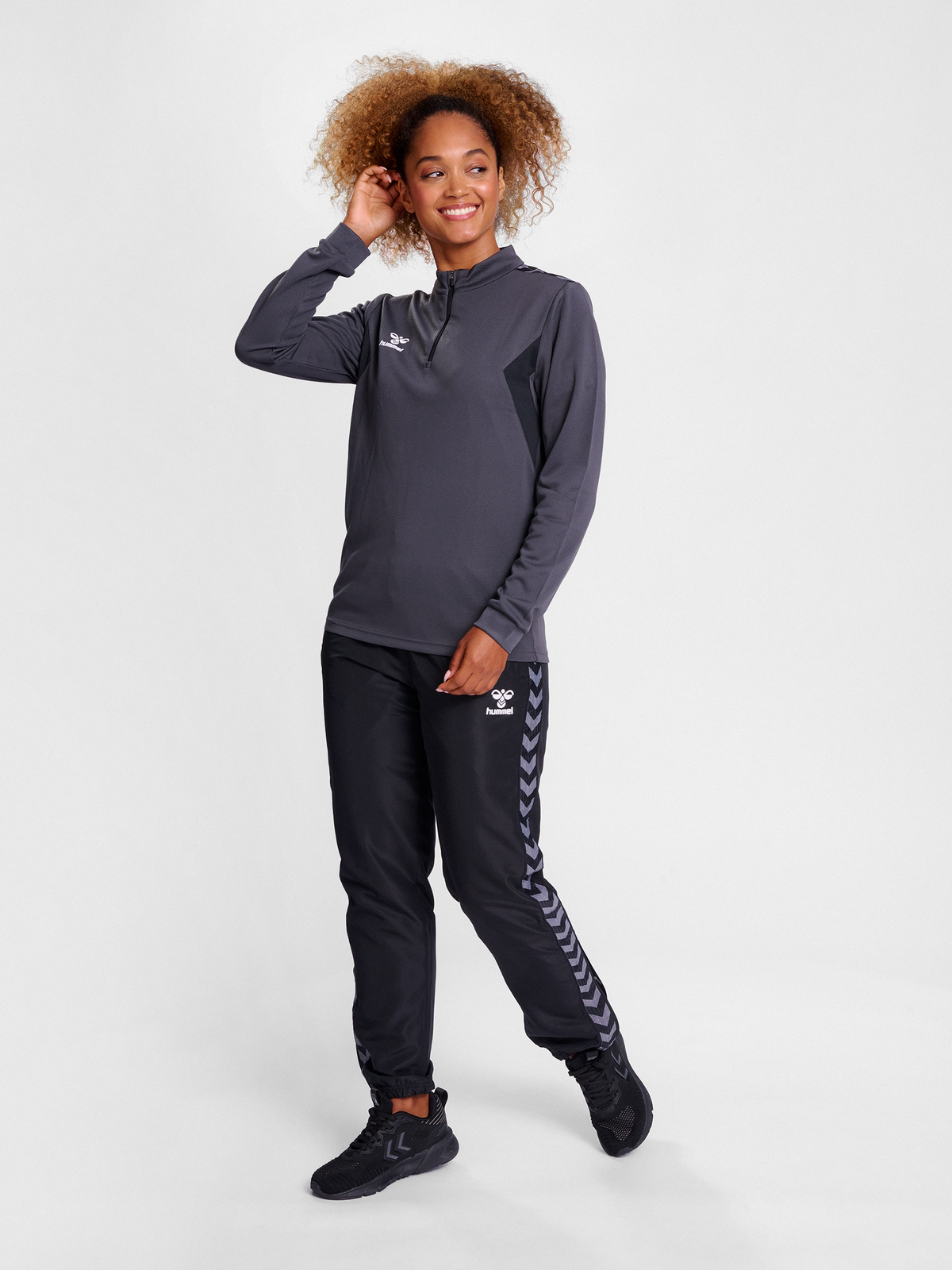 hmlAUTHENTIC HALF ZIP SWEAT WOMAN