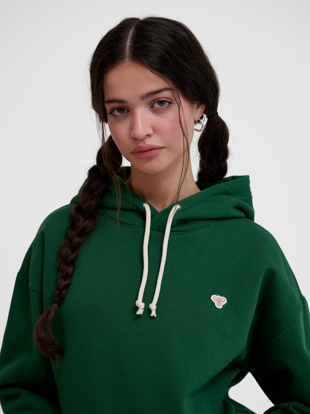 hmlLOOSE HOODIE BEE