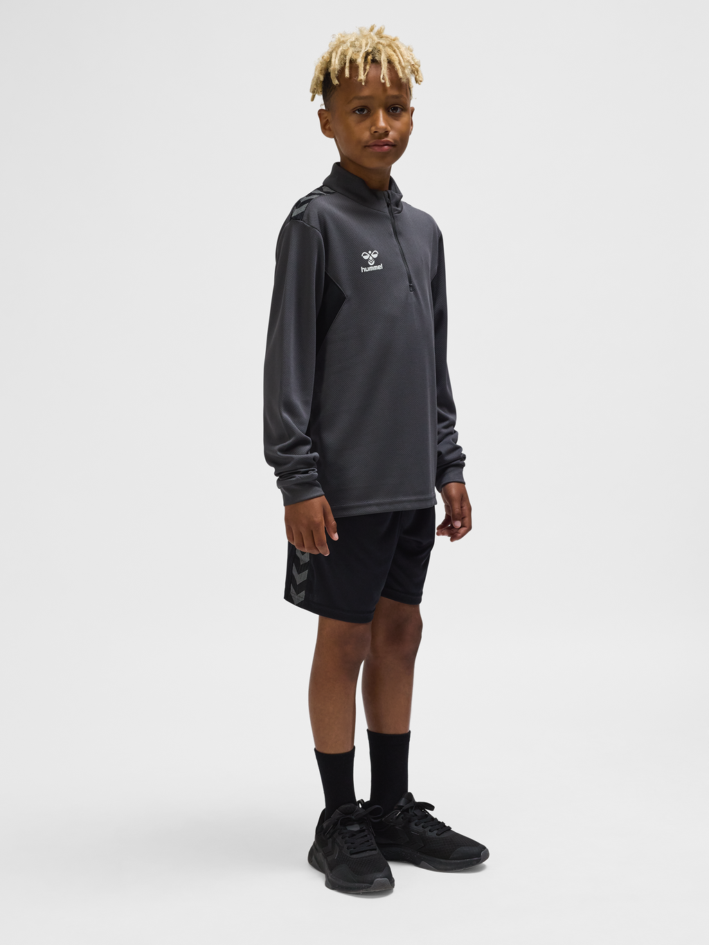hmlAUTHENTIC HALF ZIP SWEAT KIDS