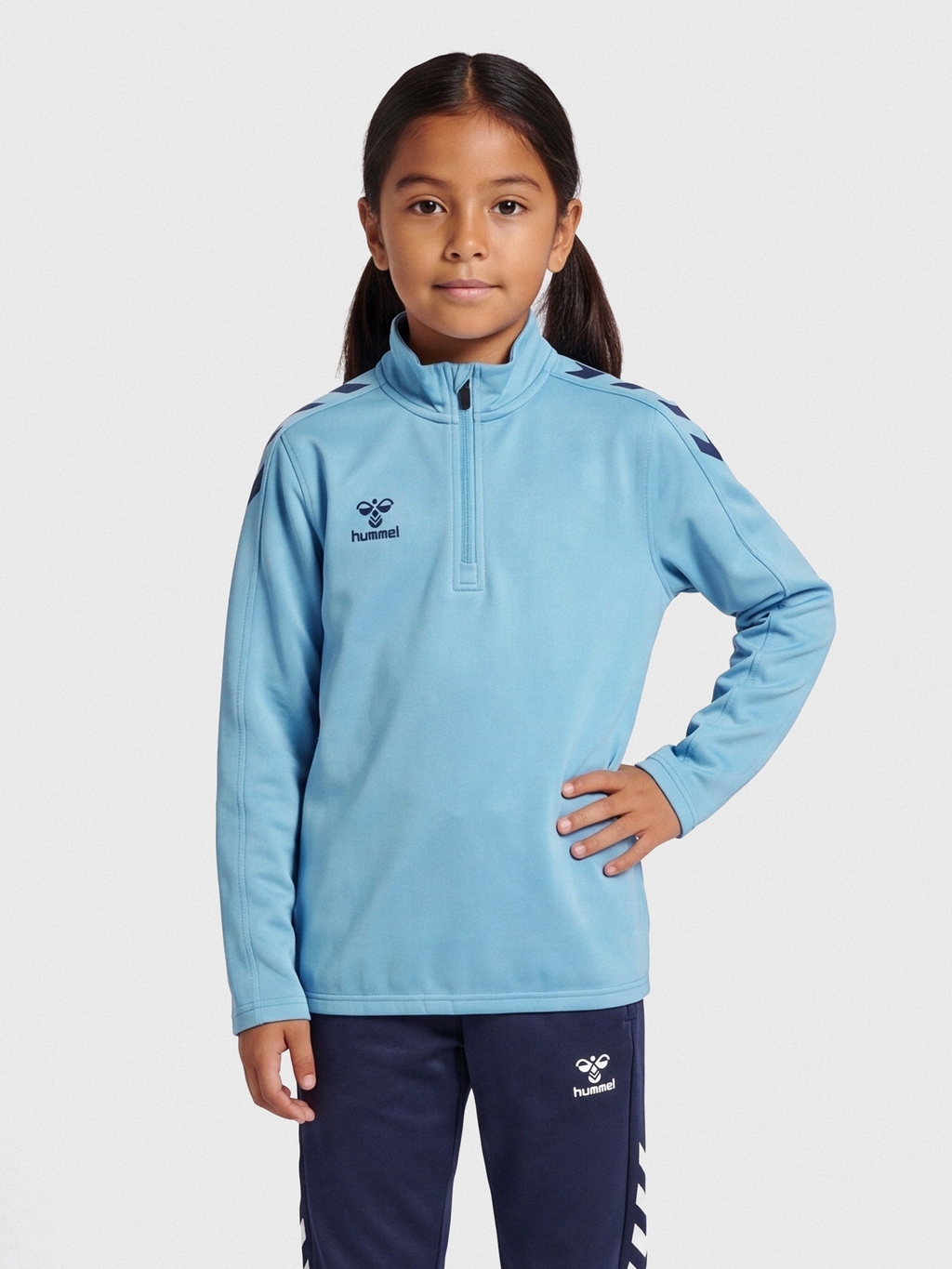 hmlCORE XK HALF ZIP POLY SWEAT KIDS