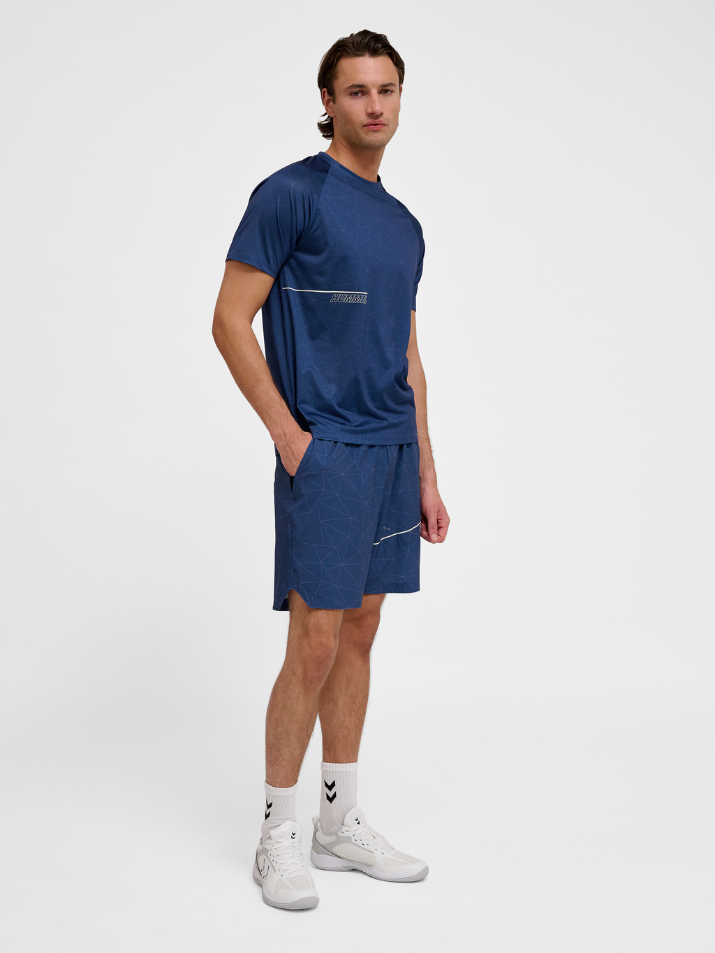 hmlCOURT AOP LIGHT WEIGHT T-SHIRT