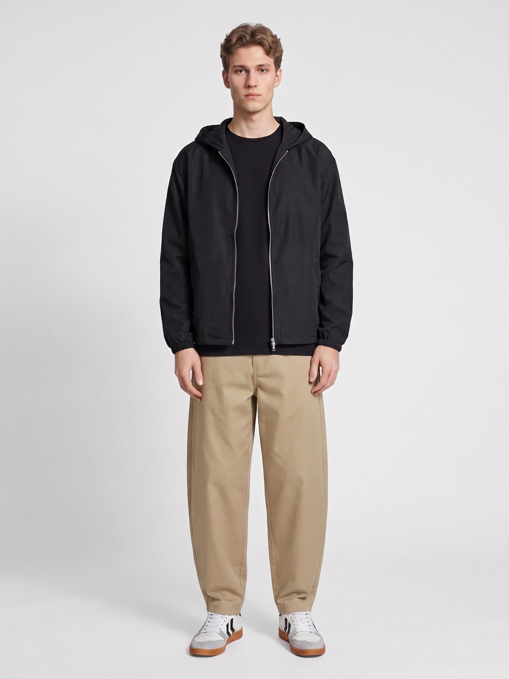 hmlI-D BARREL LEG TROUSERS