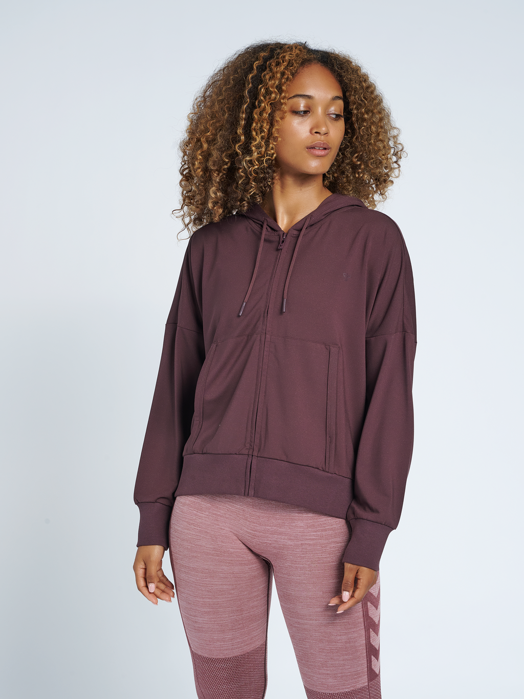 hmlLUISE LOOSE ZIP HOODIE