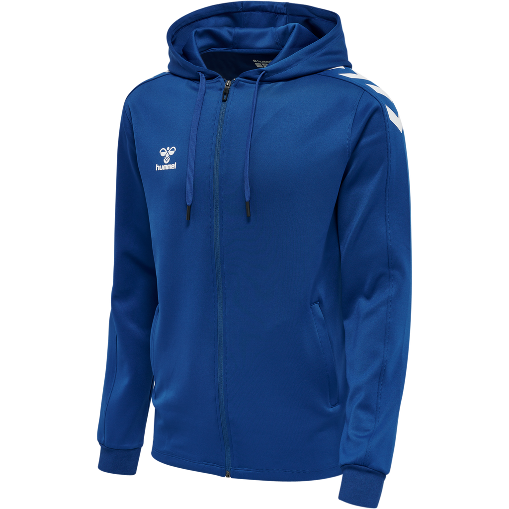 hmlCORE XK POLY ZIP HOOD SWEAT