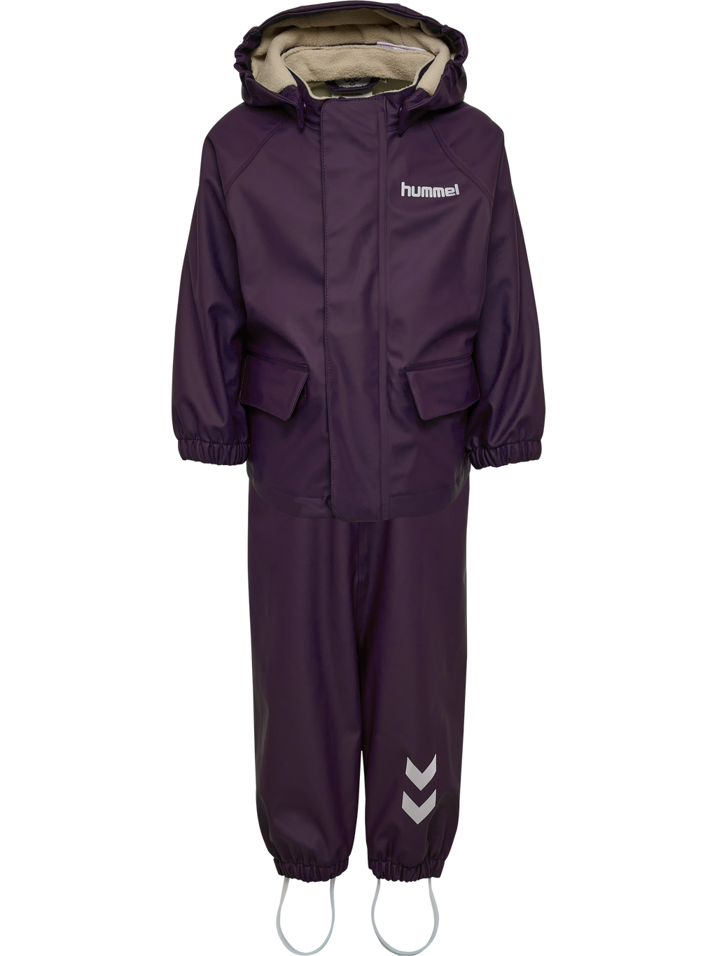hmlSOLO PU RAIN BIB SET