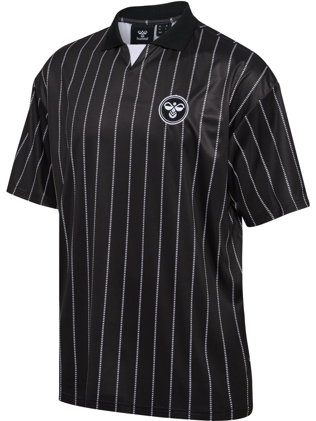 Chevron Pinstripe Polo Shirt