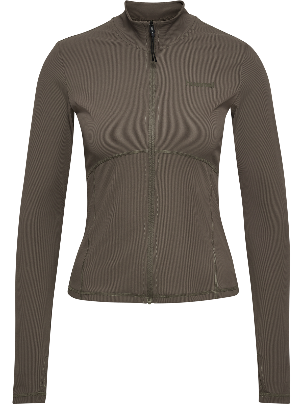 hmlPRIMA W RIB ZIP BLOUSE
