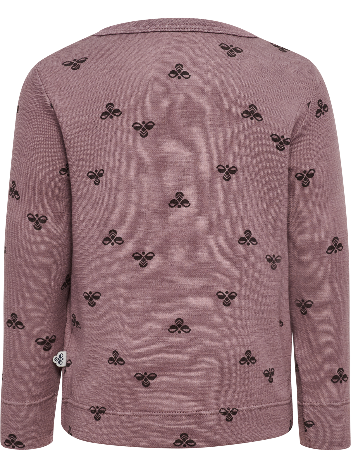 hmlMINI WOOL T-SHIRT L/S TWILIGHT MAUVE