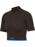 hmlKNITTED WOMENS ZIP TOP