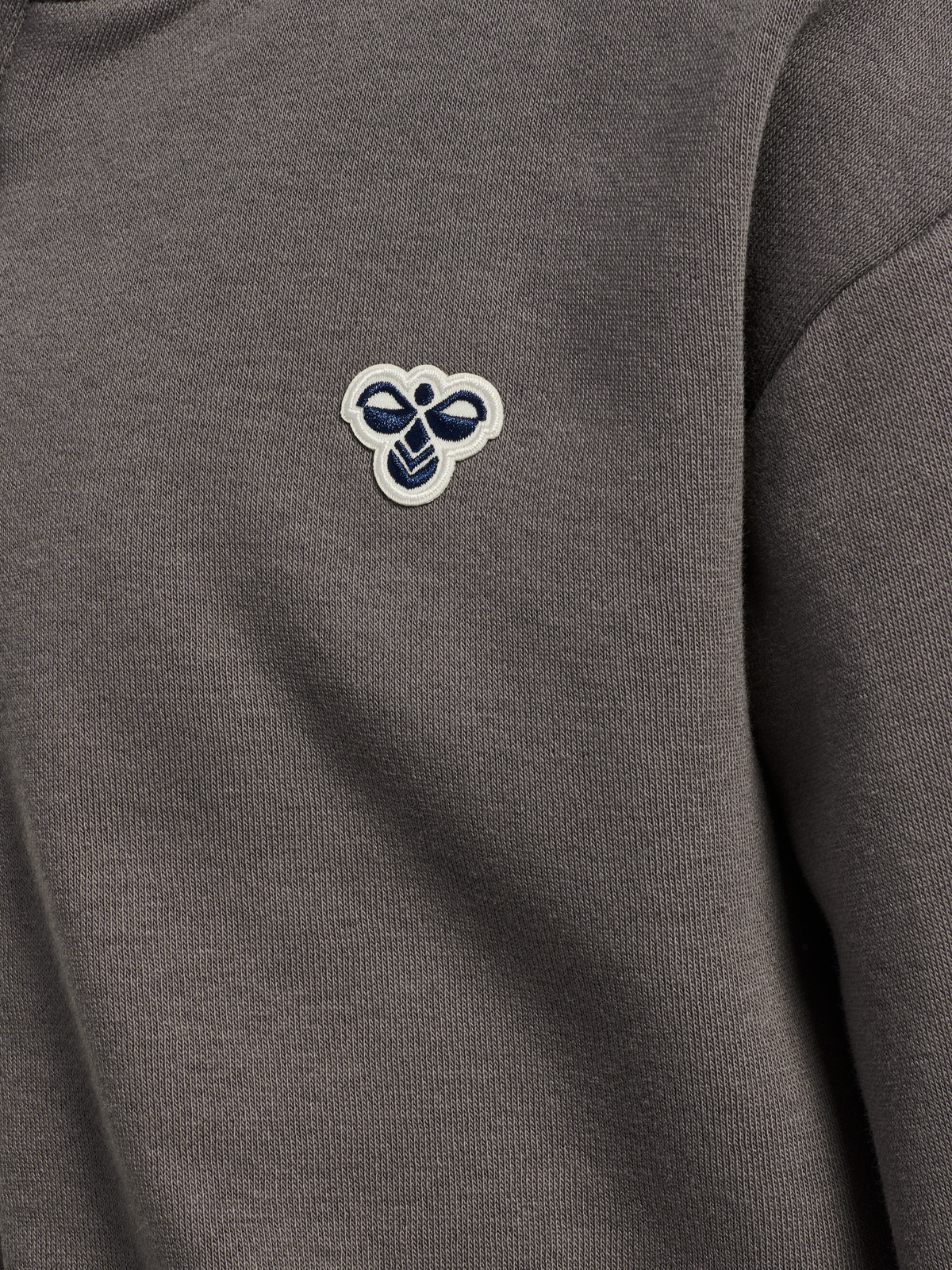 hmlJR LOOSE ZIP HOODIE BEE