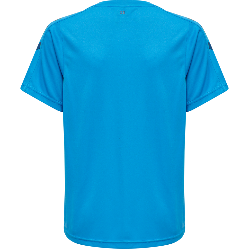 hmlCORE XK POLY JERSEY S/S KIDS BLUE DANUBE