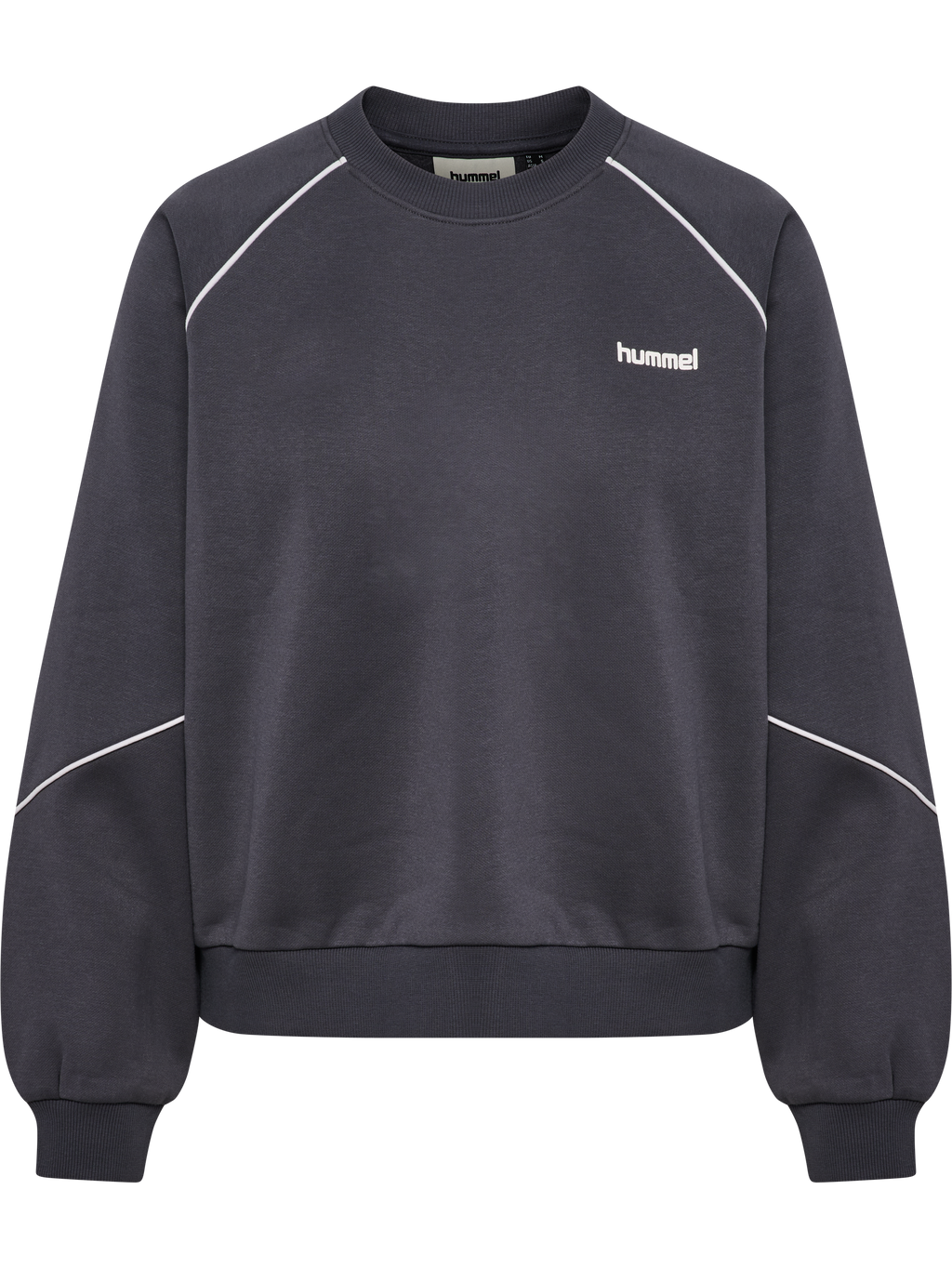 hmlKEEPER W BOXY PIPING CREWNECK