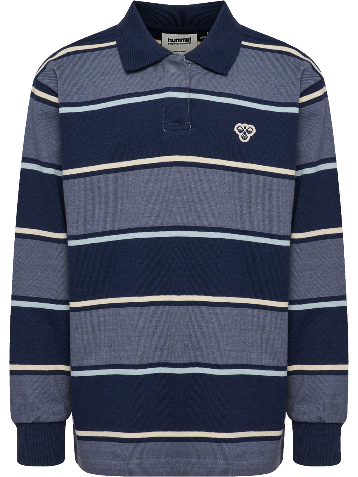 hmlJR LOOSE STRIPED POLO L/S