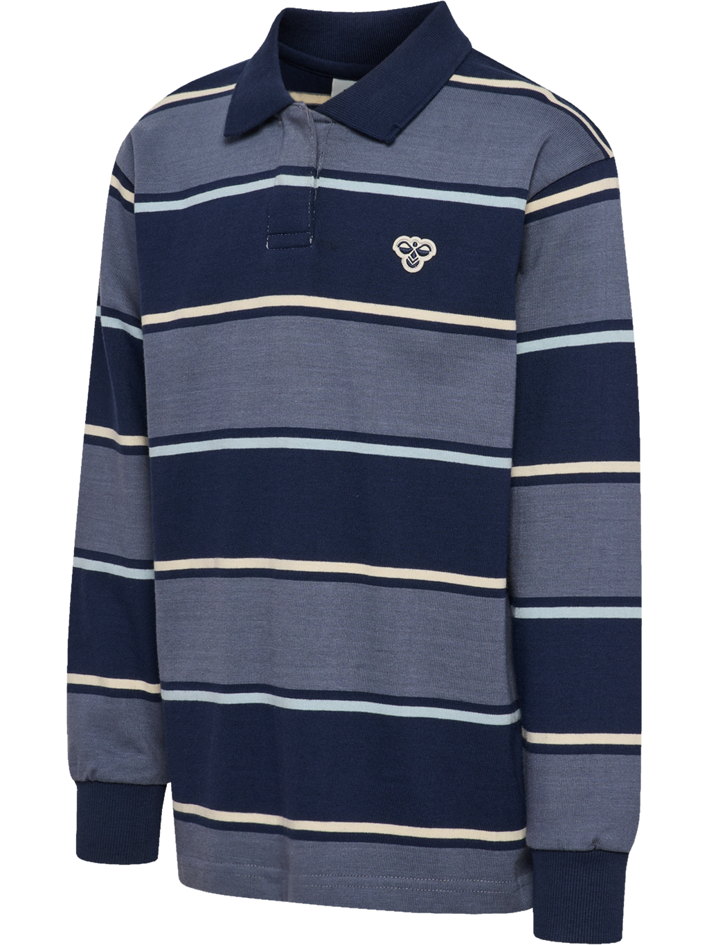 hmlJR LOOSE STRIPED POLO L/S