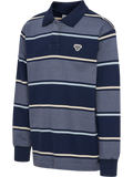 hmlJR LOOSE STRIPED POLO L/S