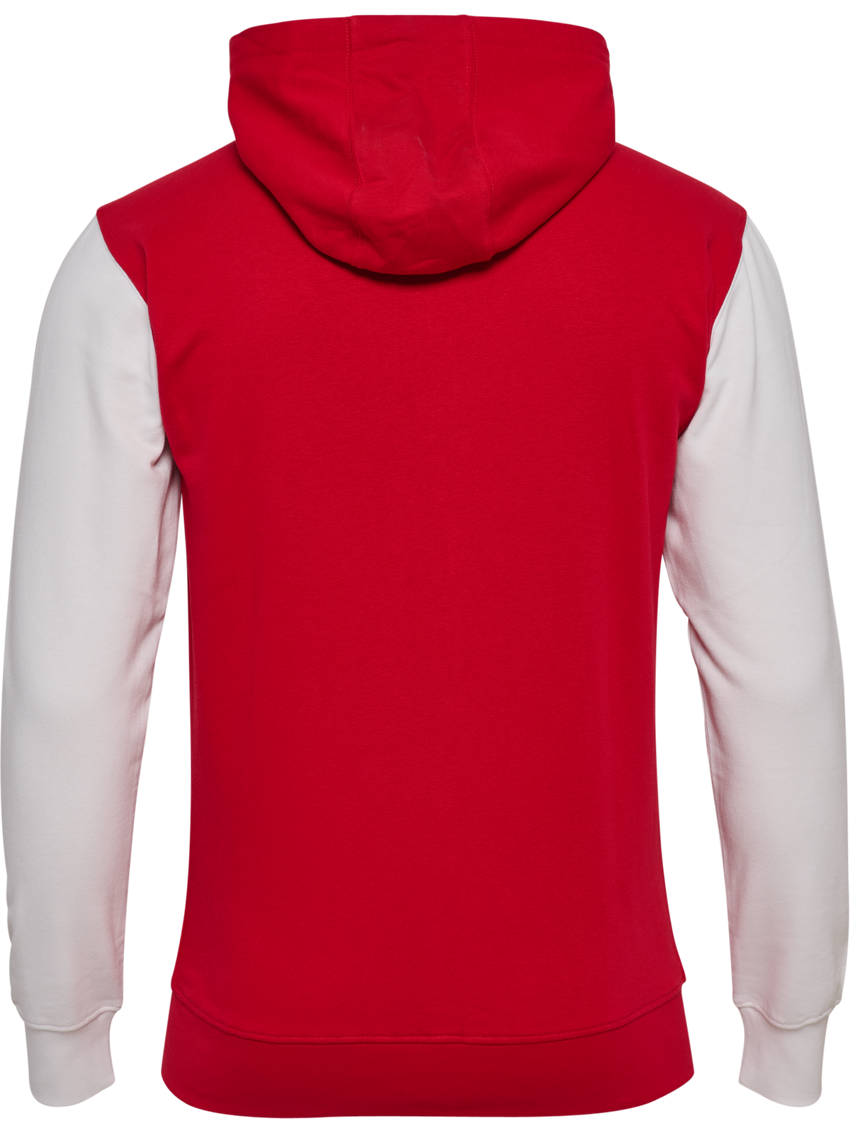 DBU 26 FAN RED-WHITE ZIP HOOD
