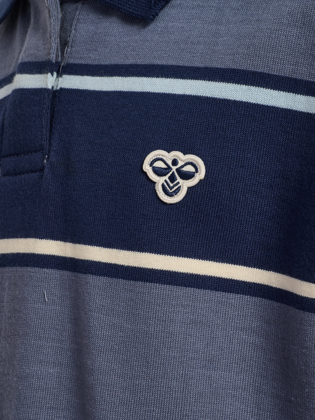 hmlJR LOOSE STRIPED POLO L/S