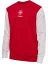 DBU 26 FAN RED-WHITE CREW NECK