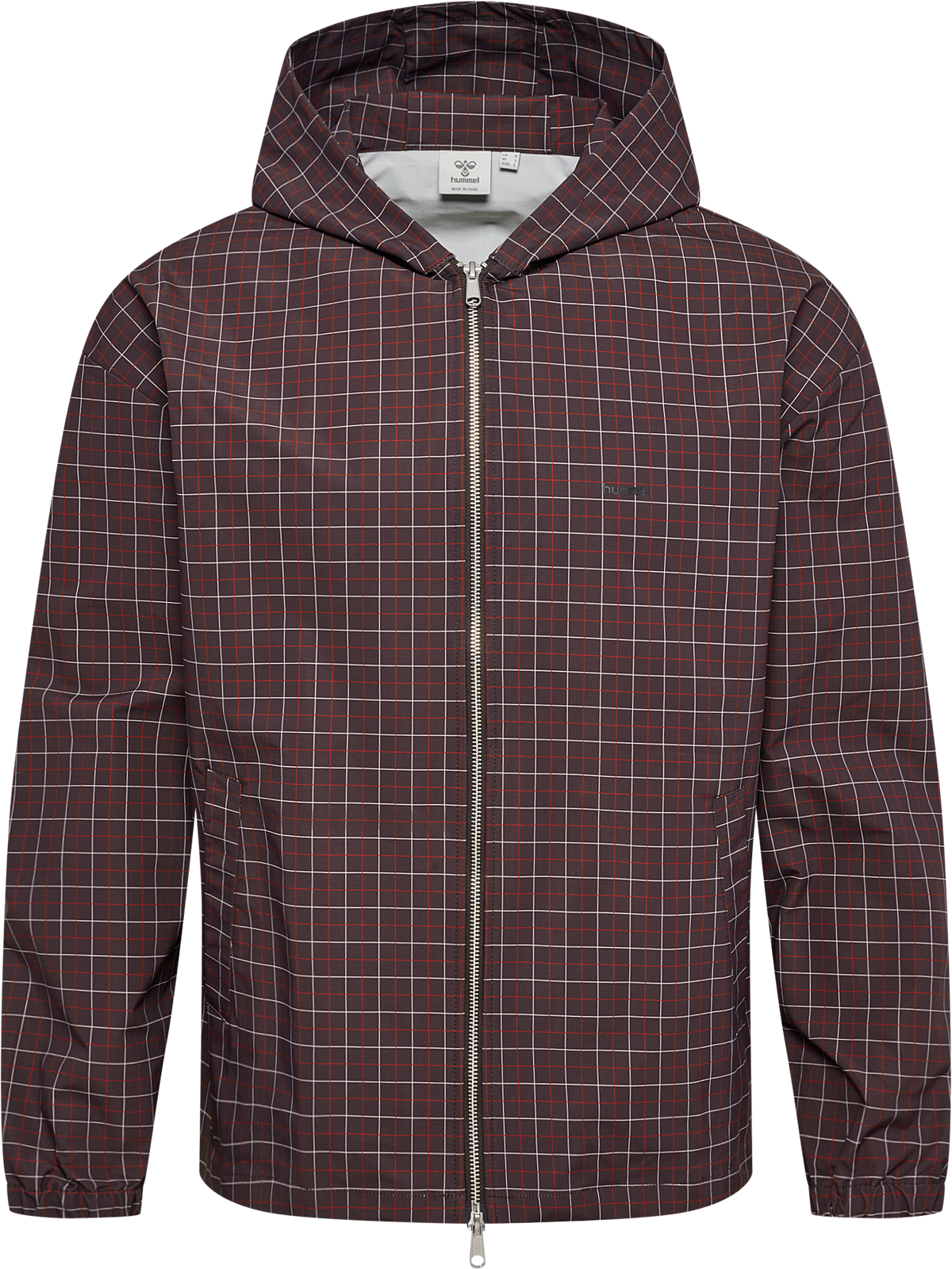 hmlI-D CHECK ZIP HOODIE