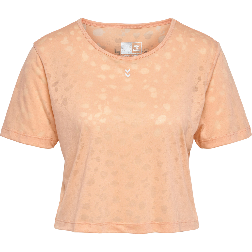 hmlMT IRIS BURNOUT CROP T-SHIRT