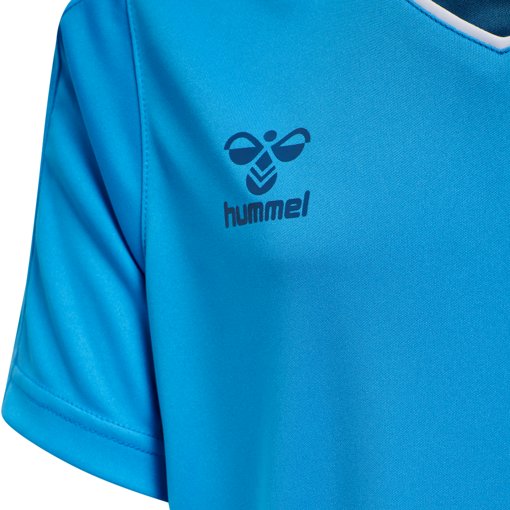 hmlCORE XK POLY JERSEY S/S KIDS BLUE DANUBE